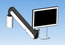 Bracket for industrial monitor