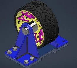 Conveyor Idler Wheel, for practice/ test/ training (Autodesk Inventor)