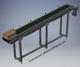 Auto design Conveyor by iCAD online software