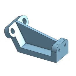 Heavy-Duty Reinforced Offset Angle Bracket