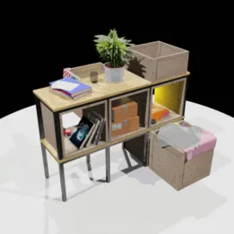 Mini Multi-Shelf Cabinet [Mini Çok Gözlü Dolap]