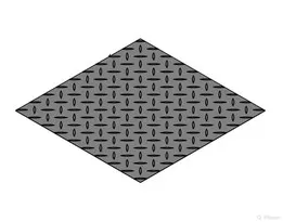 Checker plate 1m x 1m