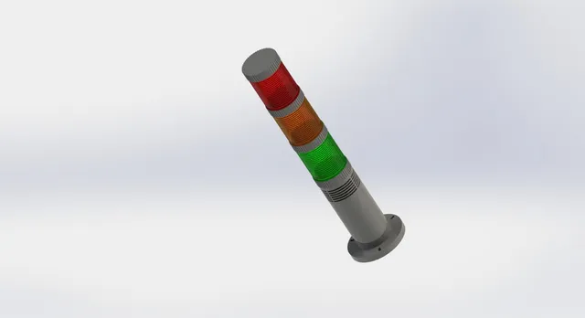 Three color warning light.SLDASM — Фото 2 из 5