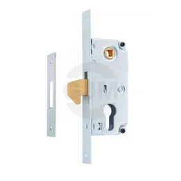 Mortise hook lock for sliding gates