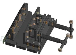 Самодельные тиски для склейки фанеры и слесарных работ / Homemade vice for gluing plywood and metalworking