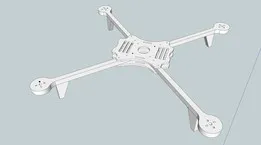 3D Printed quadrocopter frame