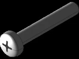 Cross recessed Phillips pan head screws M3