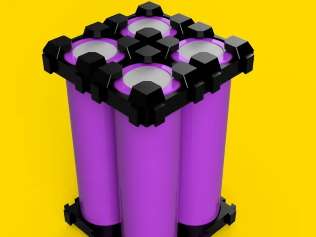 Modular 18650 Battery Holder System | Expandable Battery Pack Spacer — Фото 5 из 20