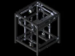 Aluminium Frame based 3D Printer Design (Core XY Type Structure)