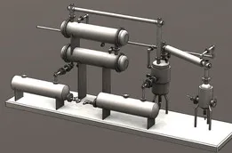 3D model for a Pyrolysis Plant
