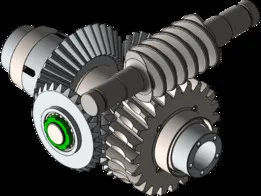Differential Gear Box with Speed Reducer and Spider Gears
