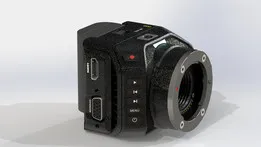 Blackmagic micro cinema camera and canon lp e6 battery (CAD)