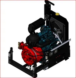 🔥 Fire Pump with Engine – Built for Fire Truck Applications 🚒💨
