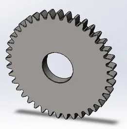 Parametric gear wheel