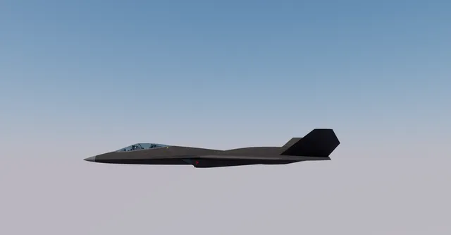 concept stealth jet — Image 4 of 14