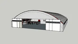 Aircraft Hangar Sketchup