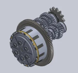 gearbox with clutch Suzuki GS750