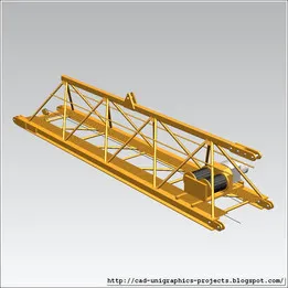 TOWER CRANE -Crane jib-base-