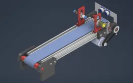 Adjustable Laboratory Conveyor Belt with Proximity Sensor – Compact Education Model