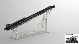 Belt Conveyor with self-supported module frame, Конвейер ленточный с самонесущей рамой