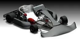 Kart ICC KZ1 shifter CRG Road Rebel
