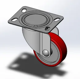 Caster diameter wheel 80 mm high 110 mm zwenkwiel