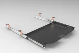 metallic keyboard tray (computer table accessories)