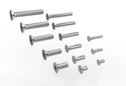 Metric Countersunk flat head Cap Bolt Screws M3 , M4 and M5