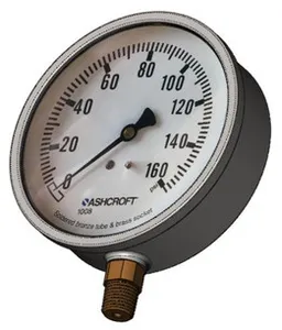 4" Pressure Gauge Bottom Port