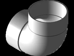PVC 90deg Bend 100mm