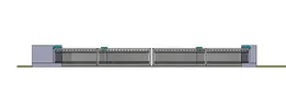 Telescopic sliding gate