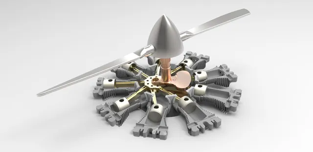 Radial Engine Motion Study — Image 5 of 5