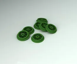 Model Train Wagon Wheel