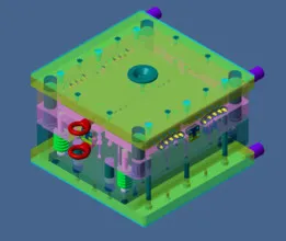 Example of fan vent grille mold