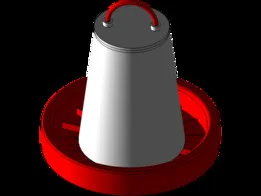 Chicken feeder 3d model