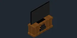 TV STAND W/ 60" PLASMA