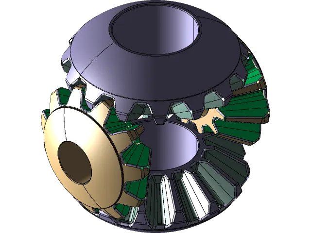 Spherical conjugated Differential Bevel Gears — Фото 2 из 10