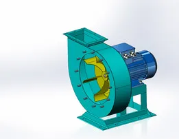 Fan centrifugal dust 2.5