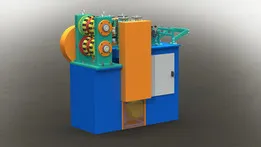The machine for production of a metal fiber