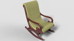 Rocking chair(leather upholstery)