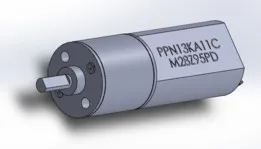Motor DC PPN13KA11C 6V con reductor 100rpm y torque 4kg