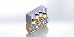 Four-Cylinder Engine Assembly – Cutaway Model