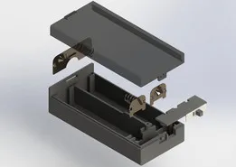 3.7V 2X 18650 Battery Holder With On Off Switch