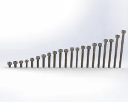 M2.5 Metric Socket Cap Head Screws