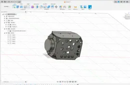 Hitachi VK-S214ER Camera 3D Model (Only panels)