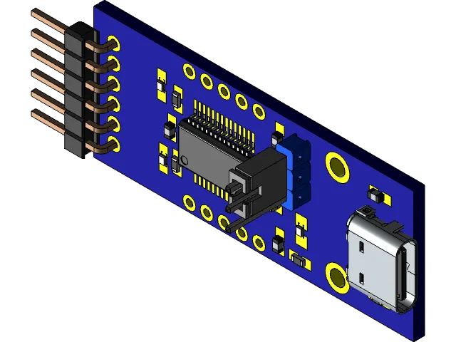Waveshare FT232RL with USB-C connector — Фото 2 из 2