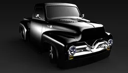 1955 Ford pickup pro street renders