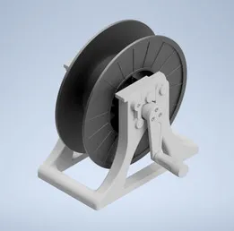 Filament rewinding device
