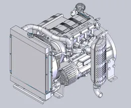 Kohler 23 HP Diesel Engine With Electric Start KDW1404