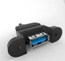 USB Female Panel Mount Connector